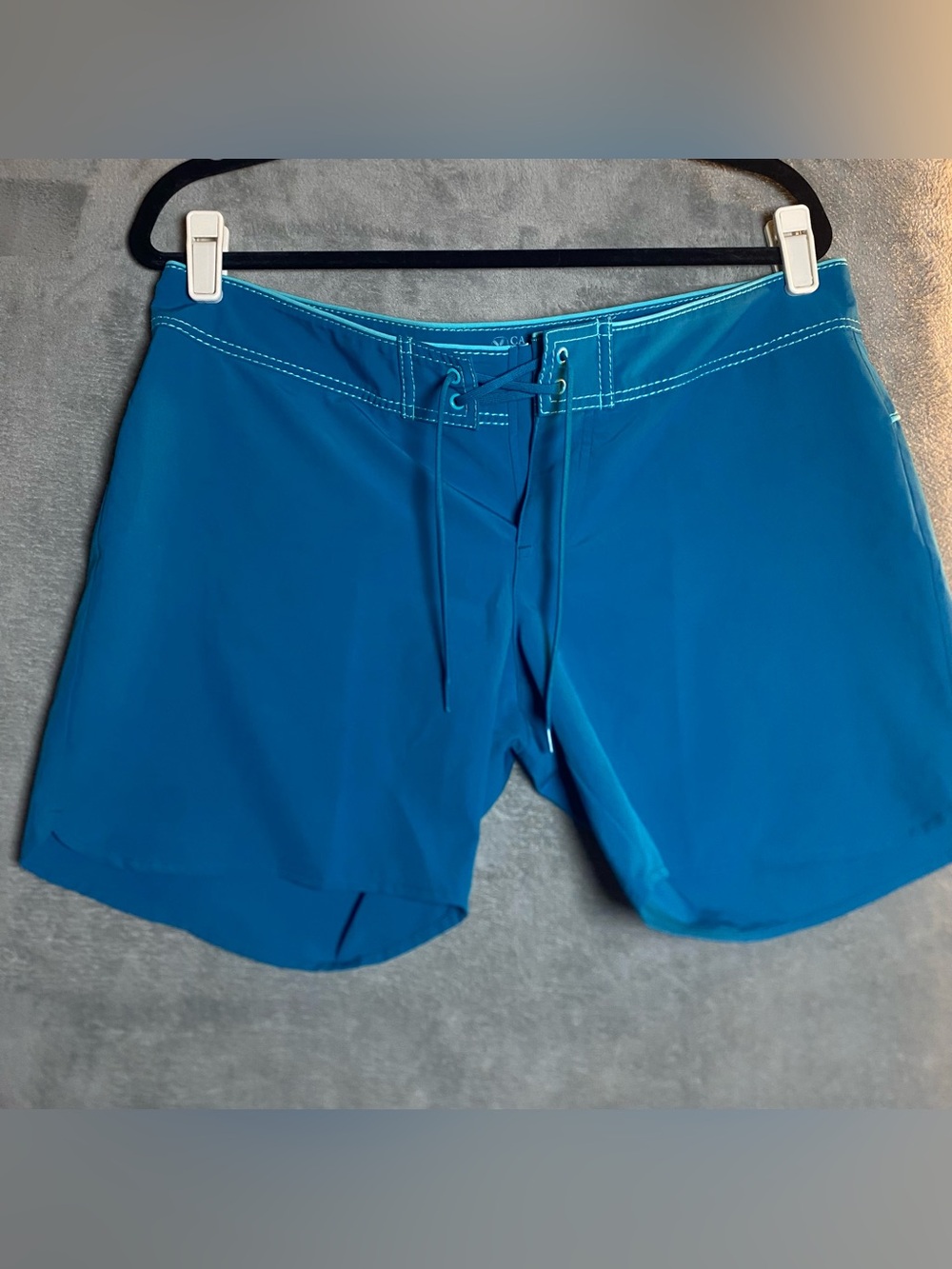 Carve Designs Women’s Noosa 2.0 Boardshorts Swim Cyan Blue- Size: 8